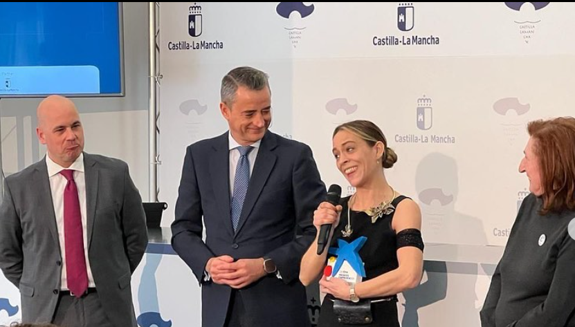 Violeta Zapata ha sido reconocida en los Premios Emprende XXI como la empresa de base tecnológica más innovadora de Castilla-La Mancha